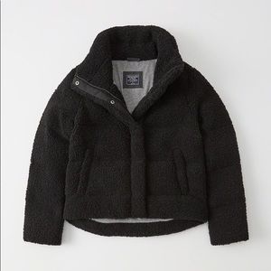 Abercrombie Sherpa Ultra Mini Puffer Coat